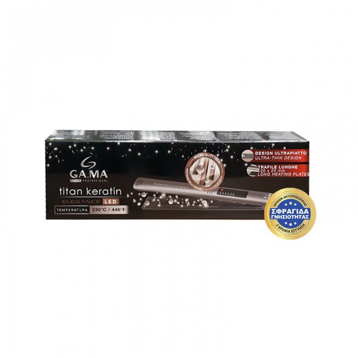 Πρέσα Μαλλιών με Πλάκες από Επίστρωση Micro Glitt 230˚C
